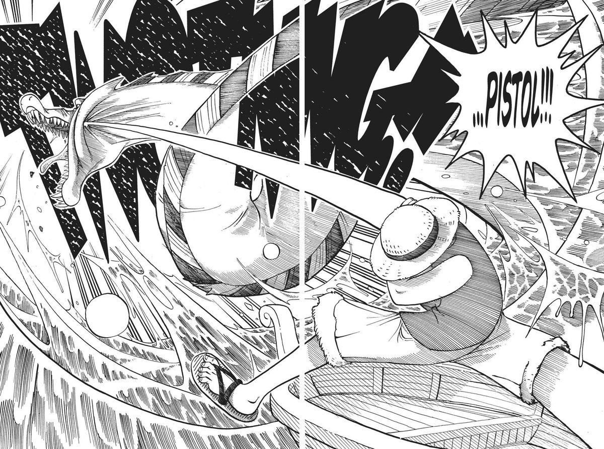 Khaled716976's tweet photo. Luffy and Sanji are the only 2 straw hats to get a double spread https://t.co/B4drsRlprG