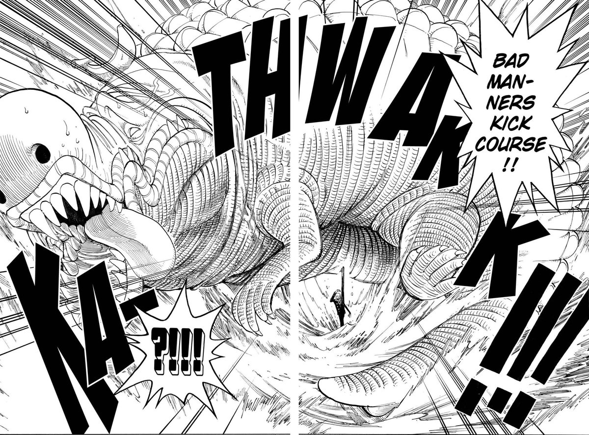 Khaled716976's tweet photo. Luffy and Sanji are the only 2 straw hats to get a double spread https://t.co/B4drsRlprG