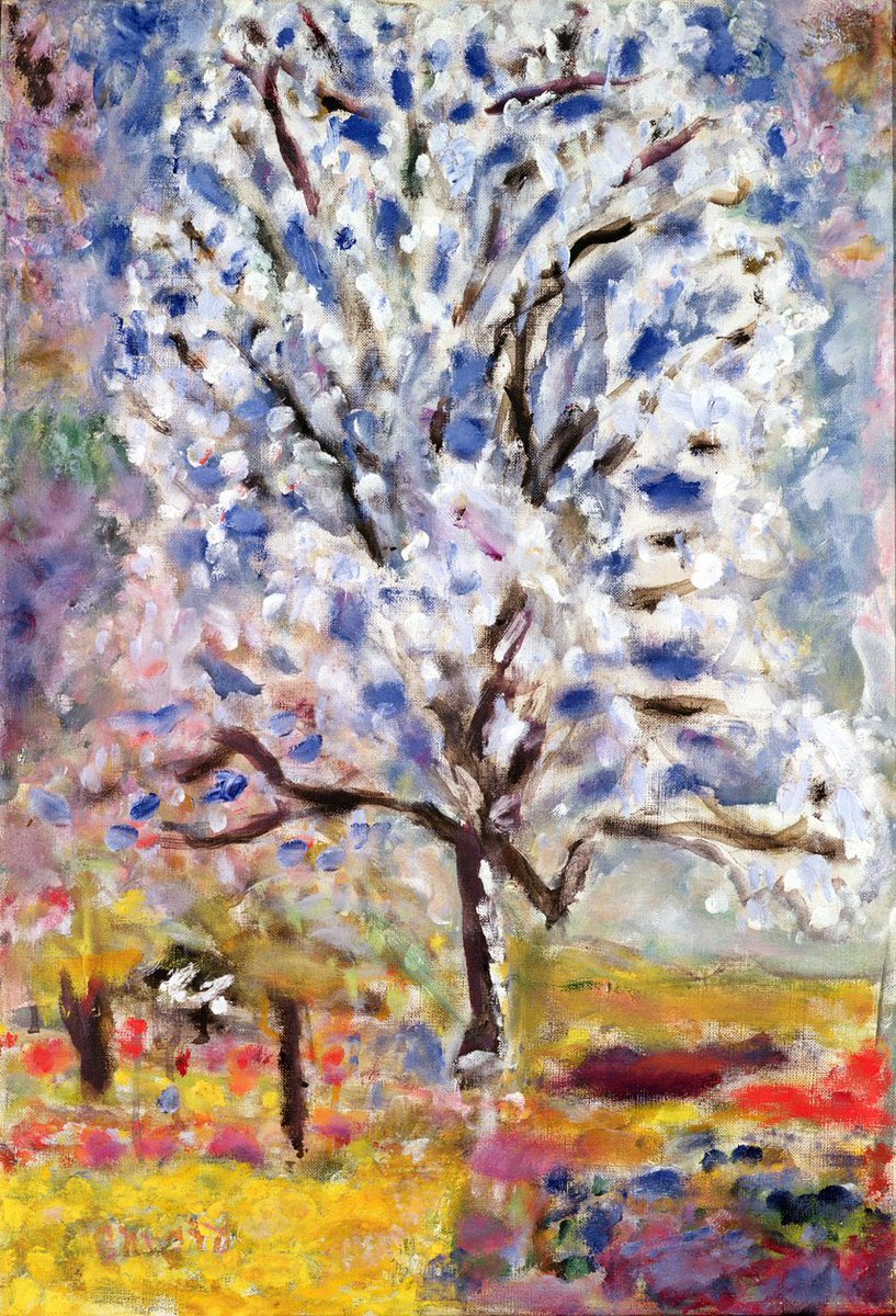 The Almond Tree in Blossom 1947 #PierreBonnard