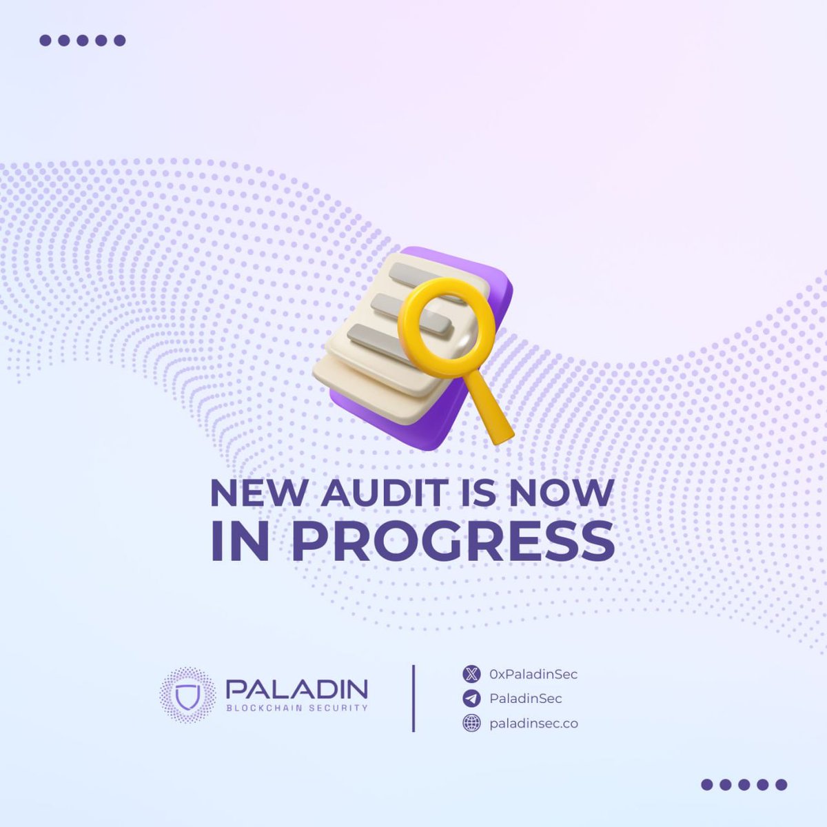 We are delighted to share that Paladin has officially commenced the audit of contracts for MBD Financial @mbdfinancials Stay tuned for progress updates! #cryptocurrency #audit #blockchainsecurity