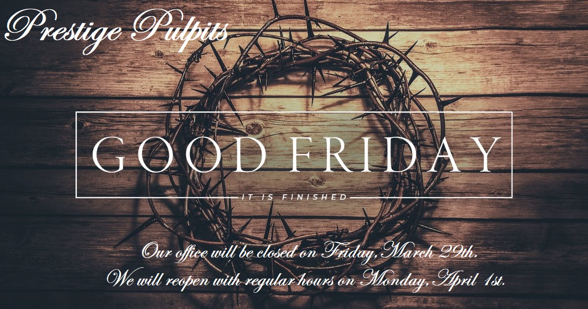 Please note our office hours for the observance of Good Friday - #Goodfriday #easter2024 #EasterHolidays #GodMorningFriday #prayers #Church #Reflecting #Thankful #Thankyou #Jesus #Sunday #bibleverse #family #friends #God