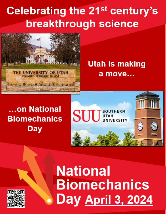 Utah is making a big move for #NBD2024. 36 faculty &amp; students have registered to create NBD celebrations at Univ of Utah and Southern Utah Univ. The NBD train is (Vf - Vi)/time!!
@pcfino <a href="/KotaZTakahashi/">Kota Takahashi</a> <a href="/DDavis_Biomech/">Danny Davis, PhD</a>  
<a href="/UUtah/">University of Utah</a> <a href="/NIH/">NIH</a> <a href="/AmSocBiomech/">American Society of Biomechanics</a> <a href="/earth/">Earth</a>  suu.edu