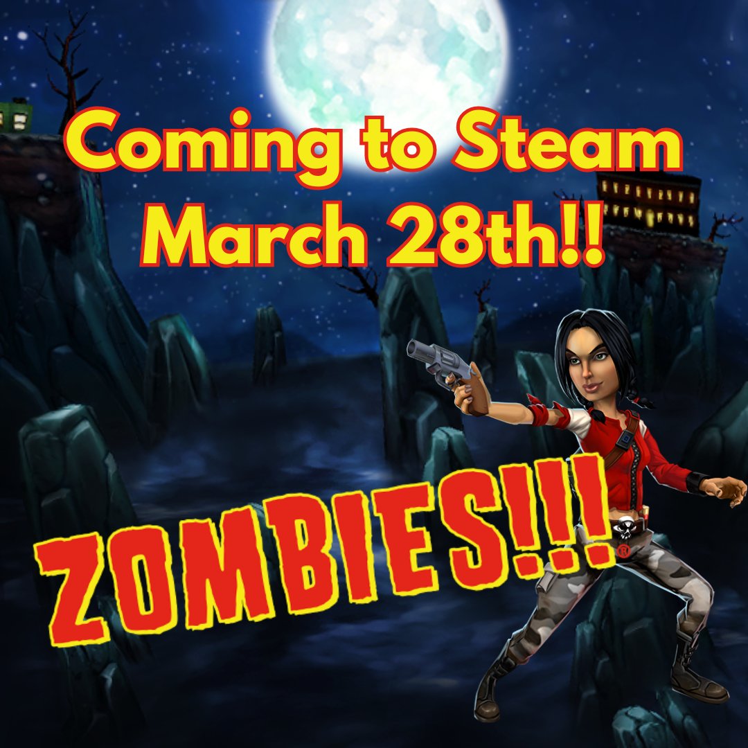 Zombies!!! Is releasing on Steam tomorrow including crossplay with iOS, Android and Windows!