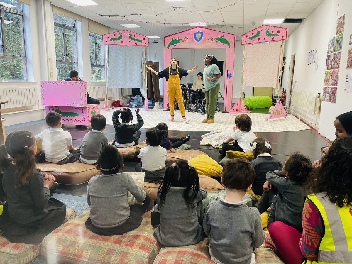 WardrobEnsemble's tweet photo. Thank you to the lovely audiences who have come into #PrincessSmartypants rehearsals and given us some great feedback. Thank you to Oak class from @TheKFSchool, our Theatre-Making BA students and Eva Redman's piano tutees. #SeizeTheDay24 #WorldTheatreDay2024 https://t.co/UgwZZDuSOA