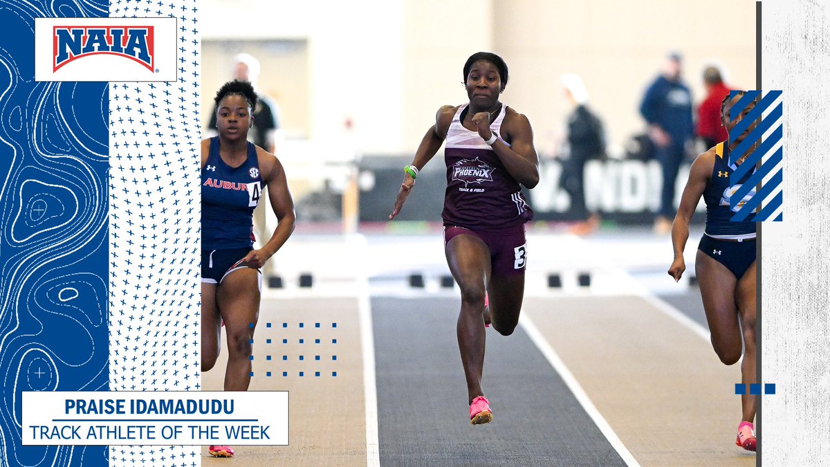 NAIA's tweet photo. W🏃‍♀️
Praise Idamadudu of @GoCUPhoenix earned #NAIATrack athlete of the week honors after posting two "A" standards!

Check out more on Idamadudu's performance! -->https://t.co/jIyJCm209f

#collegetrackandfield #NAIAPOTW https://t.co/vEcze2MJ4z