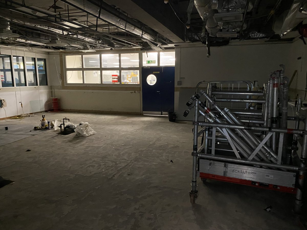 SCCESurrey's tweet photo. Easter update on our lab refurbishment to create a new energy research lab within the School. We’re looking forward to occupying the lab in the next month or so! https://t.co/1iJeahsran
