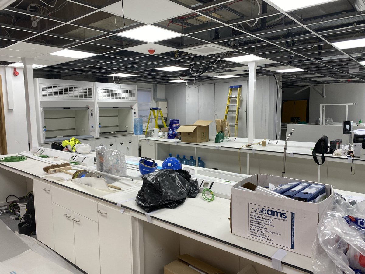 SCCESurrey's tweet photo. Easter update on our lab refurbishment to create a new energy research lab within the School. We’re looking forward to occupying the lab in the next month or so! https://t.co/1iJeahsran