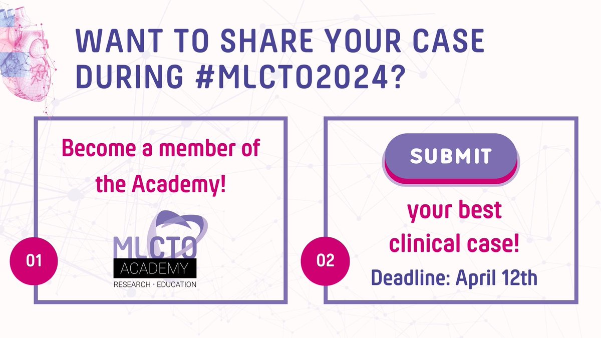 You want to share your case with the CTO Community during #MLCTO2024? Become a member of the Academy & submit your case before April 12th! ➡️  lnkd.in/eAc8QSVM The selected cases will be displayed in a video library, and authors of the best ones will be invited to