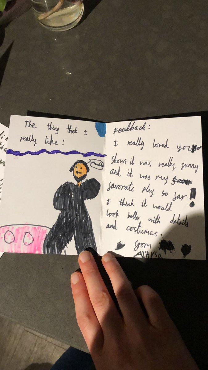 WardrobEnsemble's tweet photo. Thank you to the lovely audiences who have come into #PrincessSmartypants rehearsals and given us some great feedback. Thank you to Oak class from @TheKFSchool, our Theatre-Making BA students and Eva Redman's piano tutees. #SeizeTheDay24 #WorldTheatreDay2024 https://t.co/UgwZZDuSOA