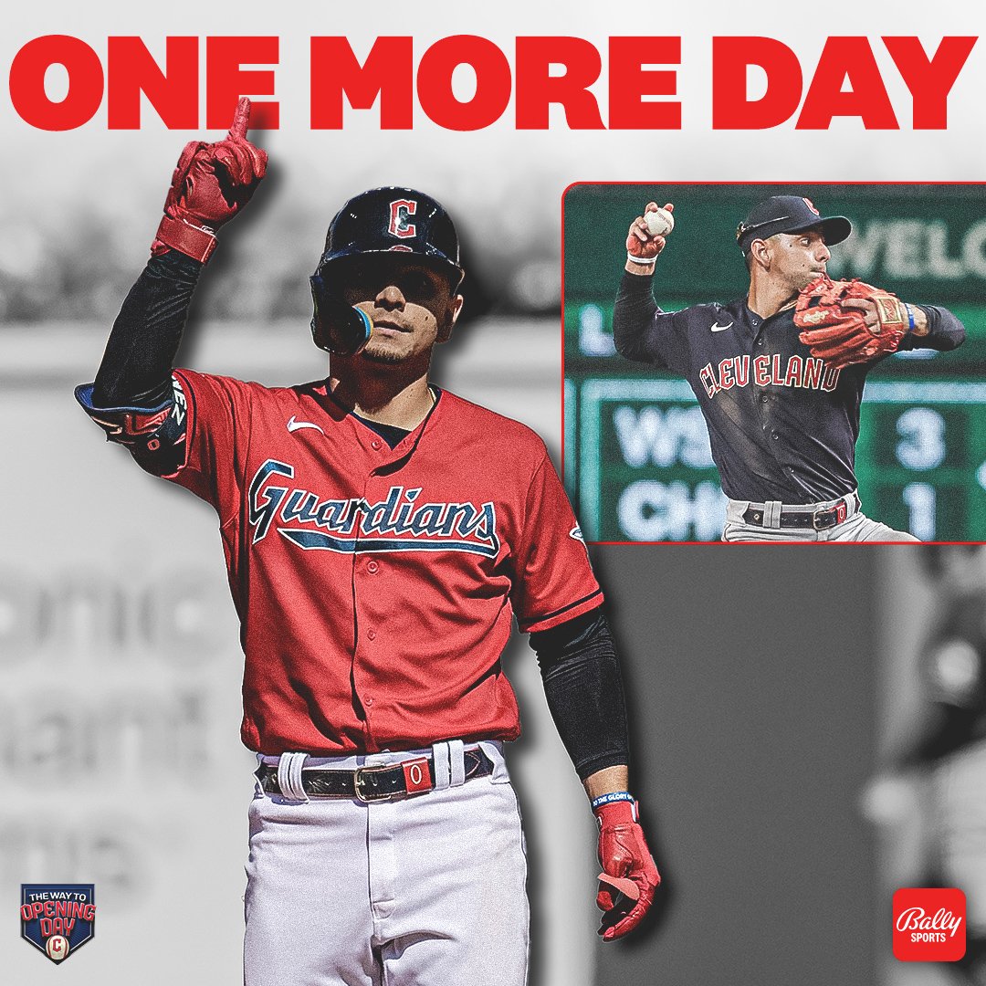 FanDuelSN_CLE's tweet photo. ONE MORE SLEEP 'TIL GUARDIANS BASEBALL! ☝️
#ForTheLand | #WayToOpeningDay https://t.co/ZHjKjeb1Cv