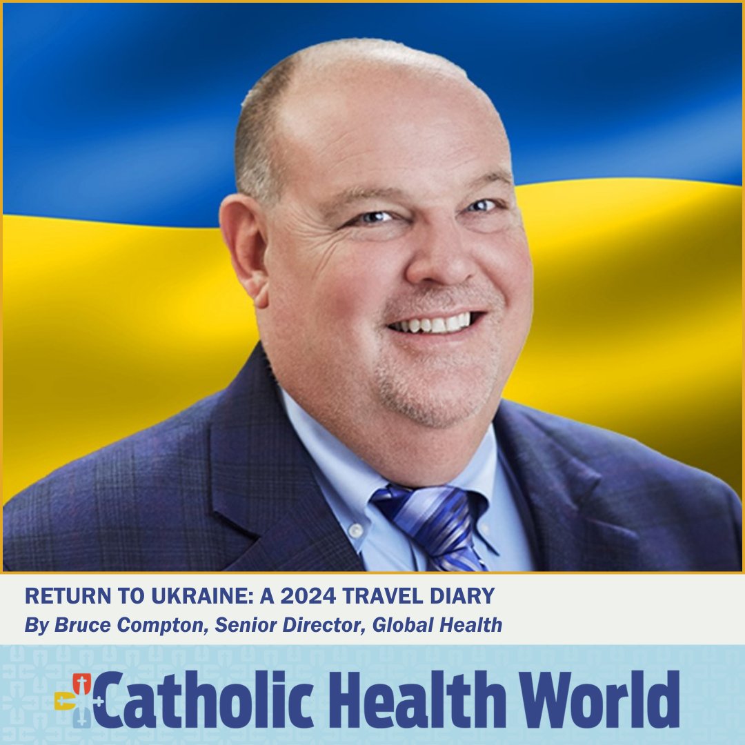CHA's @bcomp10 is on his second trip to #Ukraine since the Russian invasion as part of a #Catholic relief group checking on results of their efforts there. Read his diary: hubs.li/Q02qXbYY0 #healthcare #GlobalHealth #PrayForUkraine 🇺🇦 @CMMBTweets @HospSistersHS @ICMC_news
