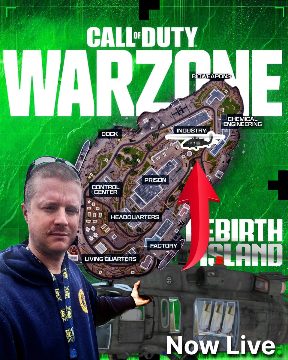 Dynasty8314's tweet photo. In honor of rebirth Island coming back!! Let me know where you are dropping first!!!
#GettotheChopper!!
I have my favorite location first person to guess gets a gifted sub!
#RebirthIsland #REBIRTHDAY https://t.co/JrnSHDLxlk