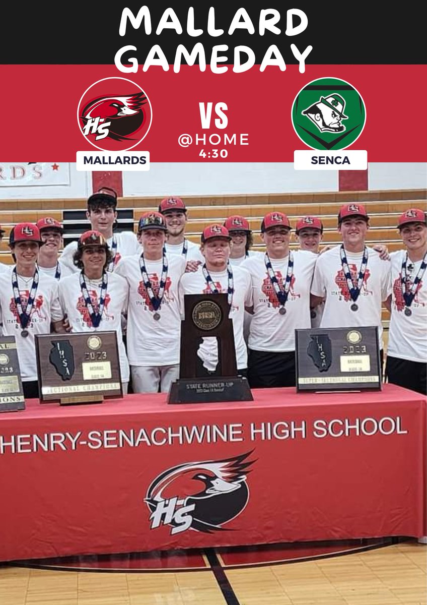 CONFRENCE GAMEDAY!
Mallards (2-2-1) vs. Seneca (5-1)
 
Come out and support both the Mallards and Lady Mallards today as they play at home.

<a href="/gavinsmith_23/">Gavin Smith</a> <a href="/KurtPegler/">Kurt Pegler</a> <a href="/PrepBaseballIL/">Prep Baseball Illinois</a> <a href="/KevinRChlum/">Kevin Chlum</a> <a href="/NewsTrib/">La Salle NewsTribune - Shaw Local</a> <a href="/bcrsportsed/">BCR Sports Editor</a> <a href="/LaChanceWriter/">Brandon LaChance</a>