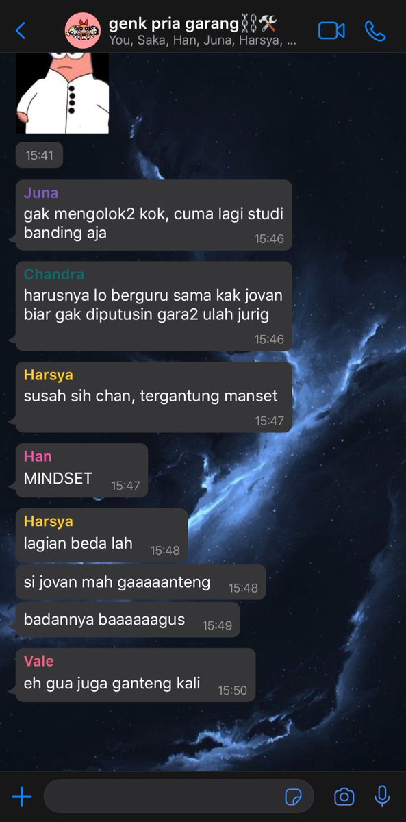 chikincaratge's tweet photo. "Ngakak dkit yg pas jovan bilang "aku gmau kyak vale" 😭😭 Vale klo tau diomongin kyk gtu gmna ya reaksiny😭 BTW DITUNGGU KLANJUTANNYA KAKK hehhehe❤❤" — ehh ada crumbs-nya tauuuu tentang kejadian vale itu wkwkwk btw TENGS YA SDH MENUNGGU AK ❤️ #tellonym  https://t.co/11dHK3PJVI https://t.co/R6m12eU8Xi