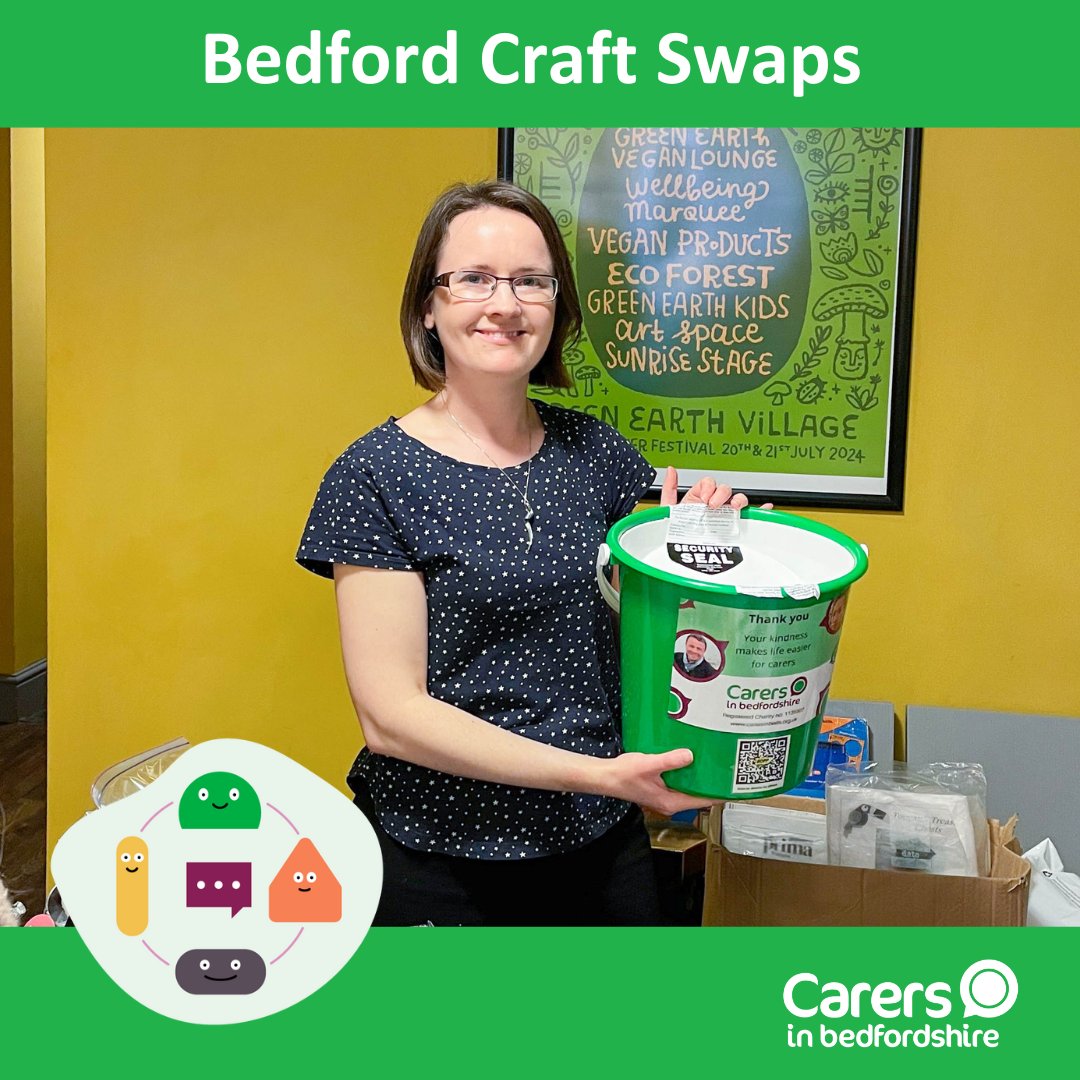 Bedford Craft Swaps hosted a craft event at the weekend. They had our donation bucket there to help raise some much needed funds. Thank you to all who kindly donated. If you want to know more about Carers in Bedfordshire, then please visit carersinbeds.org.uk