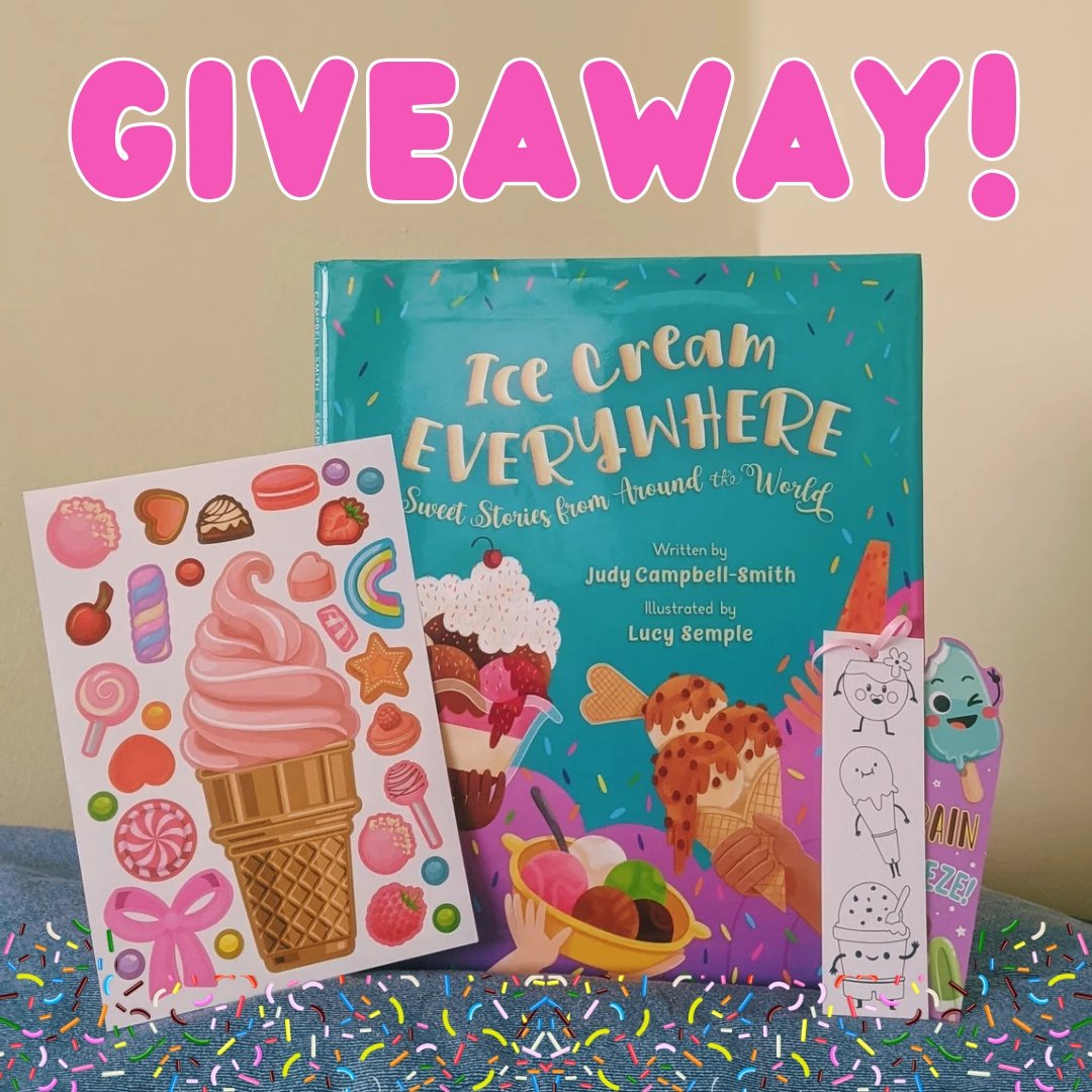 What an amazing 2 weeks since Ice Cream Everywhere released--let's keep the party going! Win a signed copy plus some🍨swag! To enter: 🍦Follow me @J_CampbellSmith & @PBbuds24 🍦Comment on this post by EOD April 1 (US only) @SleepingBearBks #kidlit #Giveaway