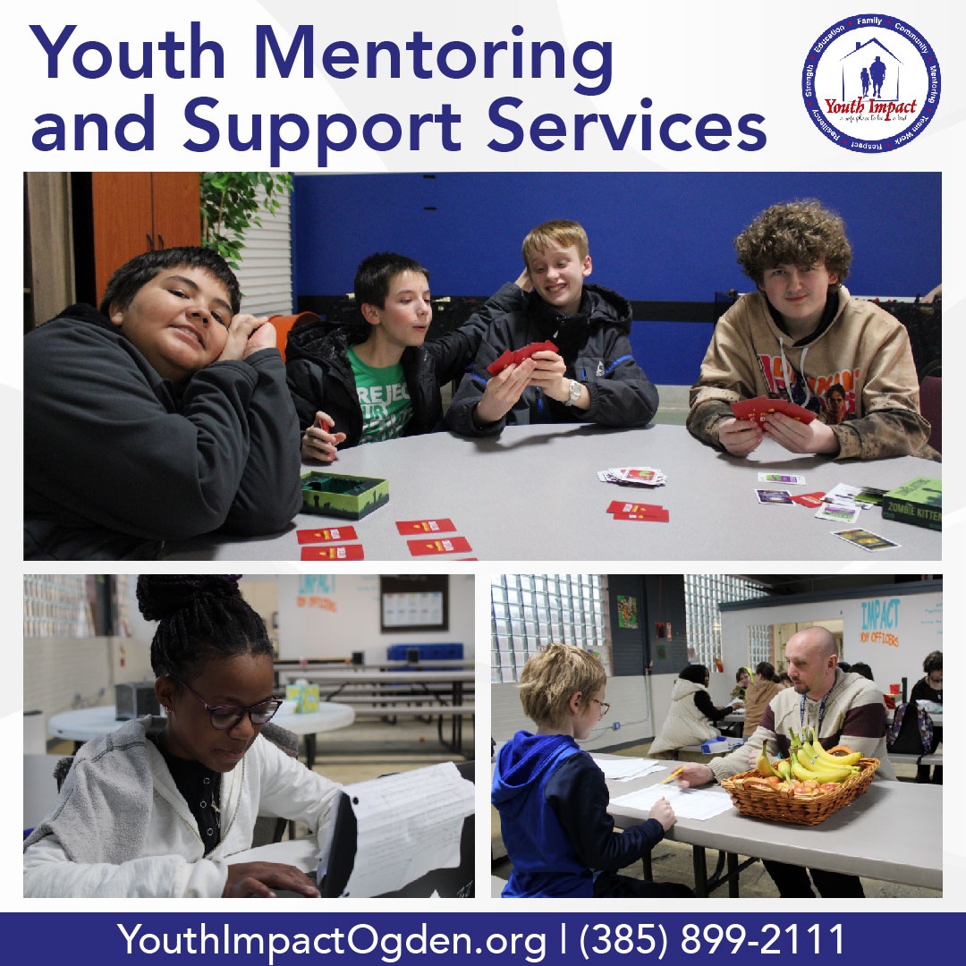 Transforming lives, one mentor at a time. Our #YouthMentoring and #SupportServices provide a safe and empowering space for young individuals to thrive. #EmpoweringYouth #Donate #Volunteer #NonProfit #ChampionsOfChange #ASafePlaceToBeAKid 385-899-2111 YouthImpactOgden.org