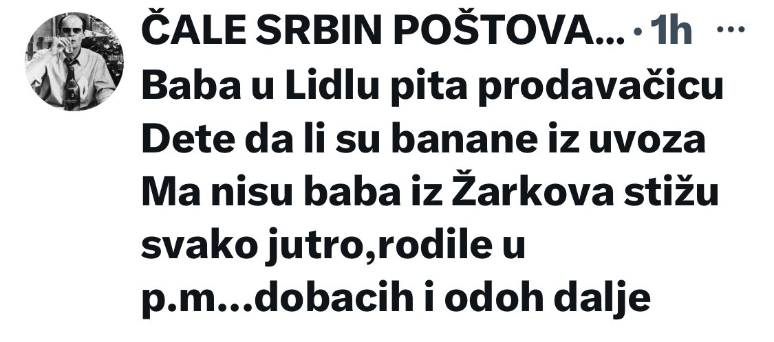 Laza71's tweet photo. @Aleksandarr88 @l_sladjana @Vojkan07422844 A ovo je tvoja baba u Lidlu ili necija druga .. debilu https://t.co/YGPXP9Ab24