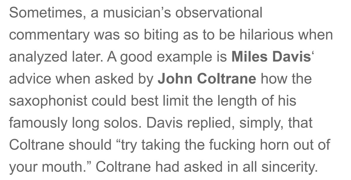 miles davis rlly didnt gaf im crine