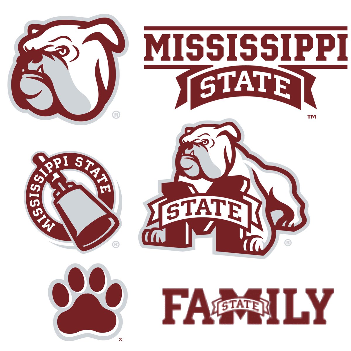 HailStateStool's tweet photo. All of these logos have officially been RETIRED from use at State (and the script officially became the primary for athletics😁)

Will you miss any of these? https://t.co/0pyf6AXyHt