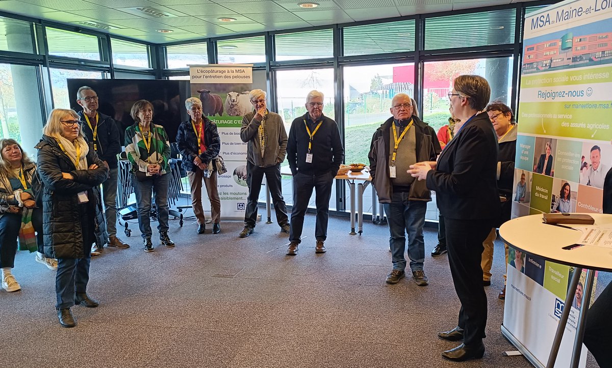 msa49actu's tweet photo. [#MadeInAngers]
Retour sur les visites du 27 février, 5 mars et 19 mars !
Curieuses d'en apprendre plus sur le fonctionnement d'un organisme de #protectionsociale, près de 70 personnes sont venues découvrir les services et les métiers de la #MSA.
+ d'info👉https://t.co/zbKDnXQep2 https://t.co/DA2hbB9Sgc