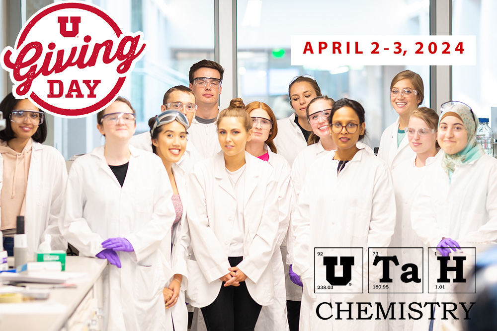 The University of Utah Giving Day is today! This event will kick off today at 9:00am and continue until 3:49pm tomorrow, April 3rd. Spanning exactly 1,850 minutes in honor of the university’s founding year! Donate here: bit.ly/3TSJKmx