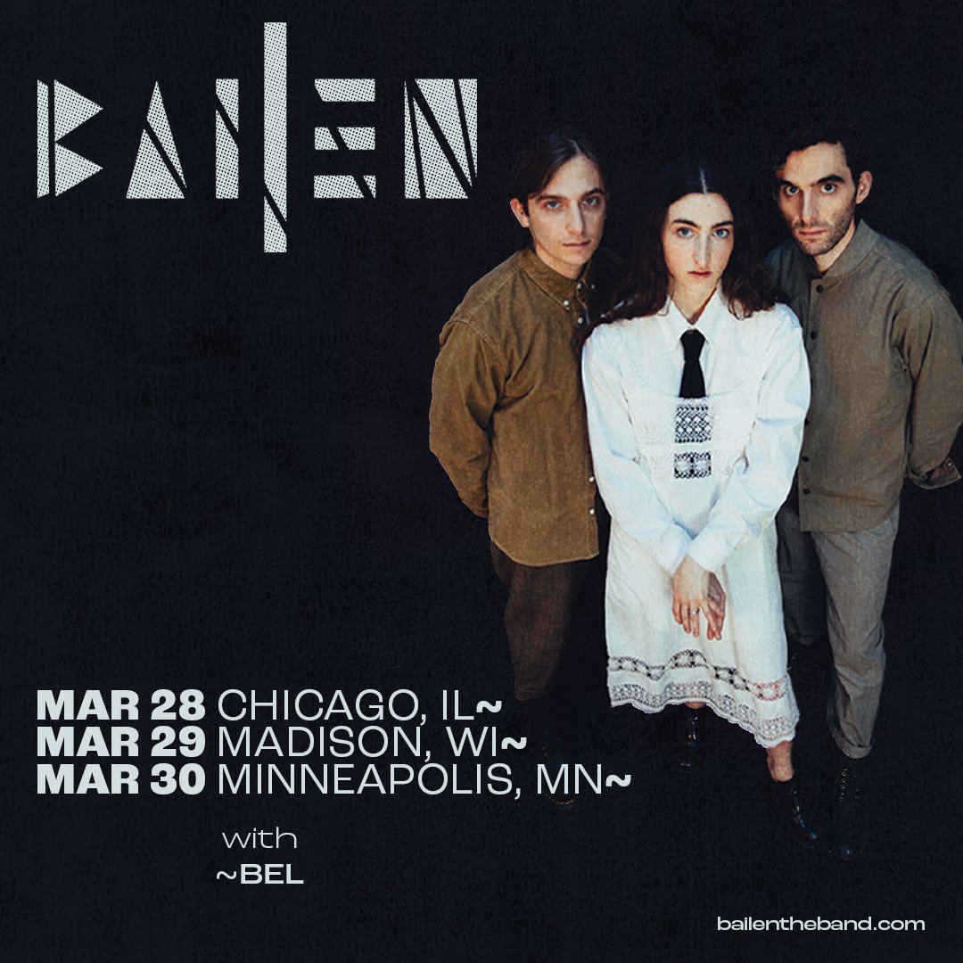 See you guys this weekend! ❤️‍🩹 bailentheband.com/tour
