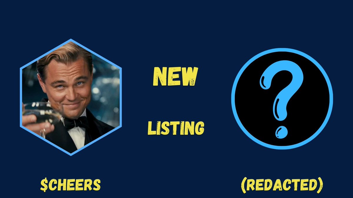 CheersDiCaprio's tweet photo. 💥BREAKING NEWS💥

We told you to keep an eye on us.
We told you we are taking this on another level.

$CHEERS to all of you who believed in us !

We will make you a proud $CHEERS holder.

WATCH THIS SPACE GO NUTS

Oh, can anyone guess what could this be ? 👇👀 https://t.co/rA9g3Wzc06