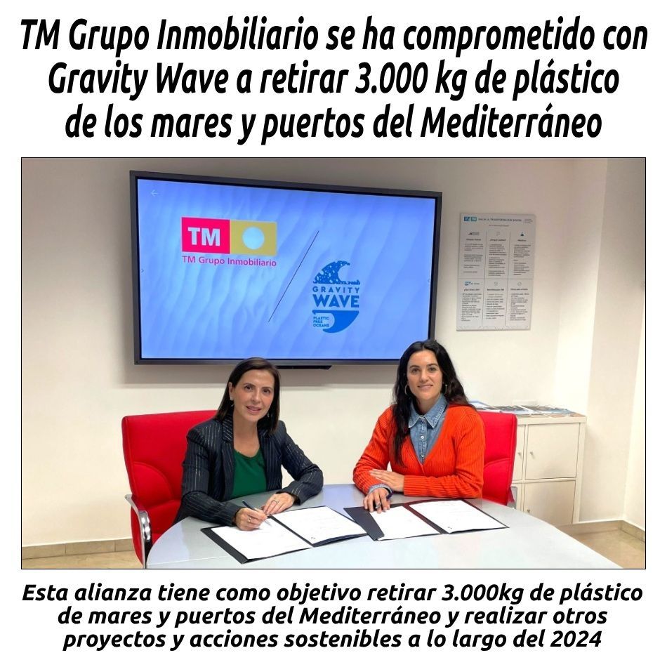 hosteleriaenvlc's tweet image. TM GRUPO INMOBILIARIO SE HA COMPROMETIDO CON GRAVITY WAVE A RETIRAR 3.000 KG DE PLÁSTICO DE LOS MARES Y PUERTOS DEL MEDITERRÁNEO

hosteleriaenvalencia.com/noticias.asp?i…

@TMGrupoInmo #TMGrupoInmobiliario #GravityWave #AlianzaSostenible #PlasticFreeOceans #Mediterraneo #HosteleriaEnValencia