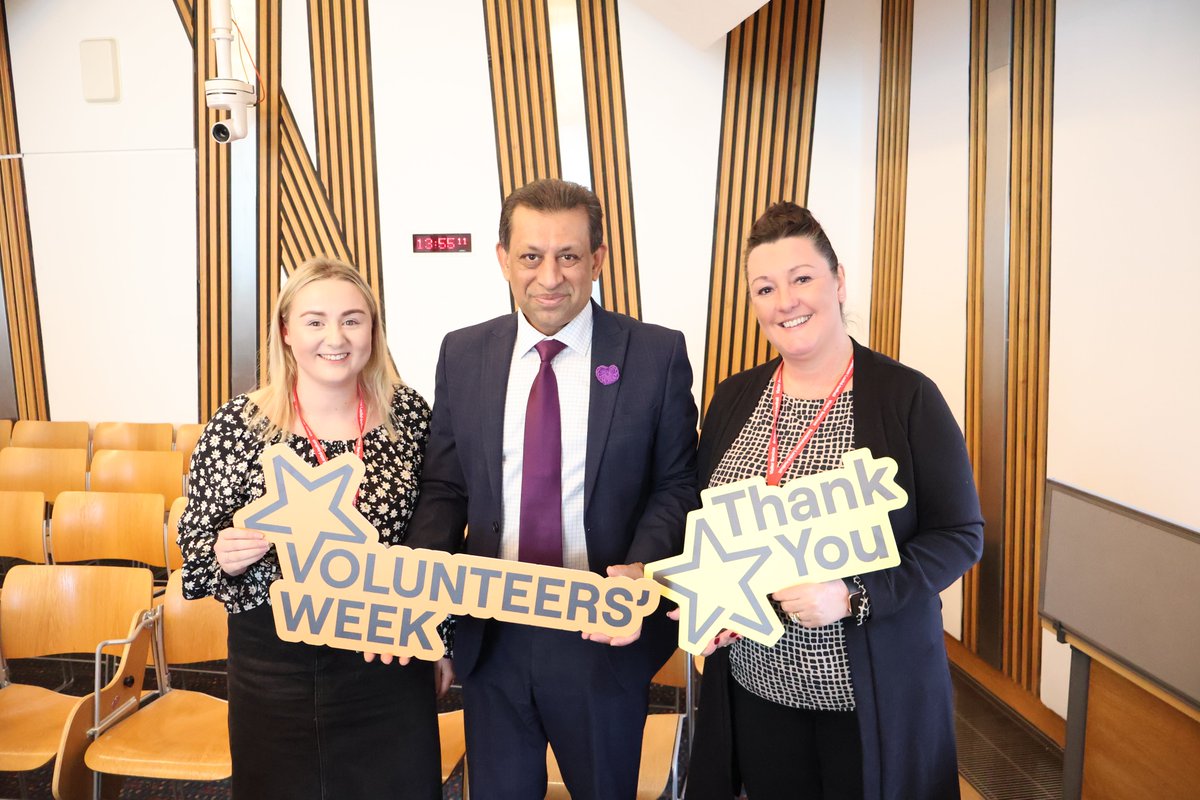 Great to convene the CPG on Volunteering today! Discussed the importance of the third sector with some brilliant guests, as well as plans to recruit more volunteers to tackle the current challenges facing Scotland. Looking forward to Volunteers’ Week in June! @VolScotland