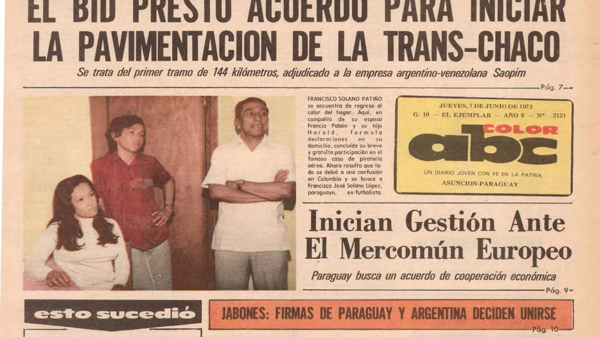 La Policía paraguaya, erroneamente apresa a otra persona: un ciudadano de  nombre Francisco Solano Patiño, quien fue liberado posteriormente. López,  el verdadero secuestrador fue apresado en un departamento sobre la calle  Parapiti,