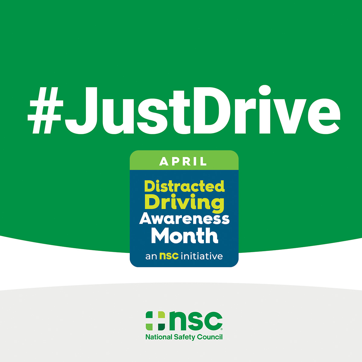 Distracted Driving Awareness Month starts Monday, April 1. Make sure to join us in prioritizing #RoadwaySafety by signing up for free #DDAM resources to help keep your workforce focused on attentive driving so that everyone can get home safely: bit.ly/NSCjustdrive.