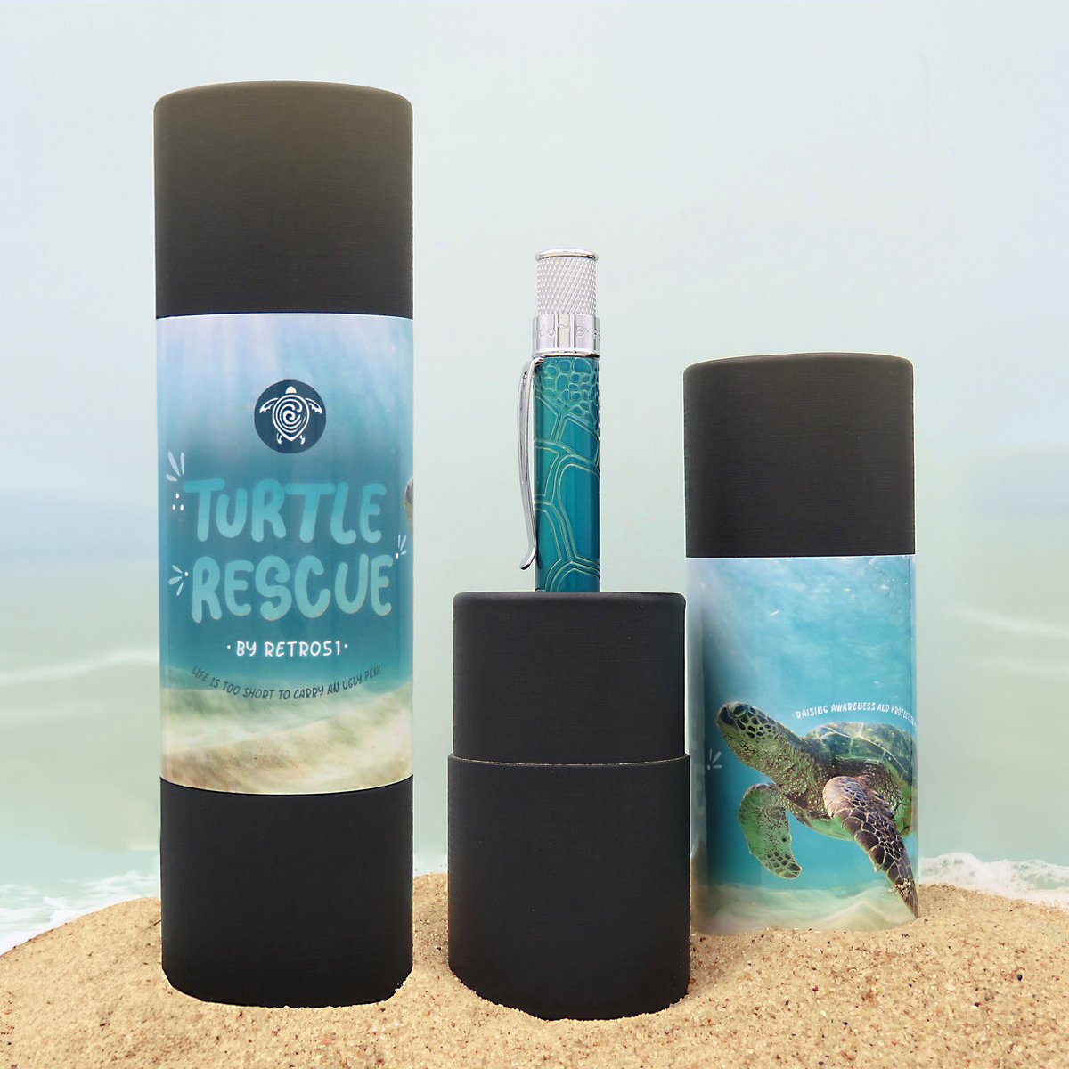 Making Waves of Change with Retro51's Latest Sea Turtle Ballpoint 🌊🐢! Link: retro51.com/products/torna… . . #seaturtle