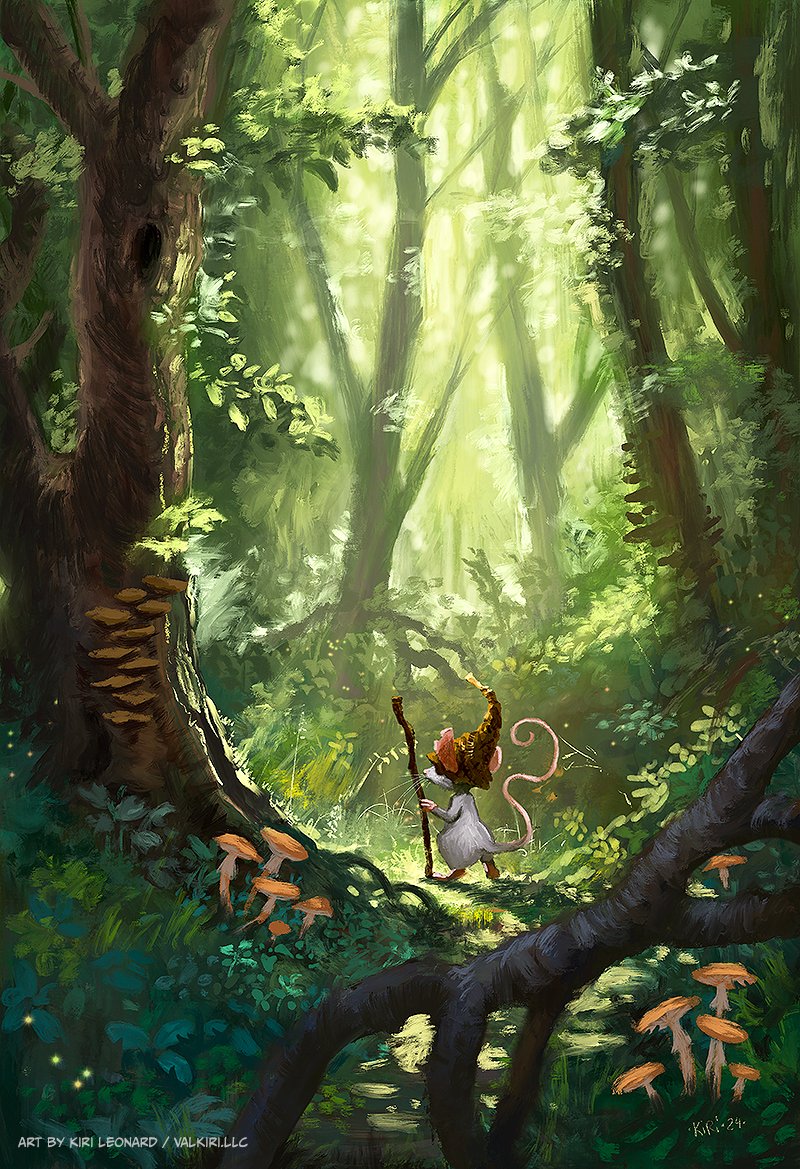 It appeared a day like any other, but what the little mouse didn't yet know, was on this day - a great adventure was to begin... 🐭