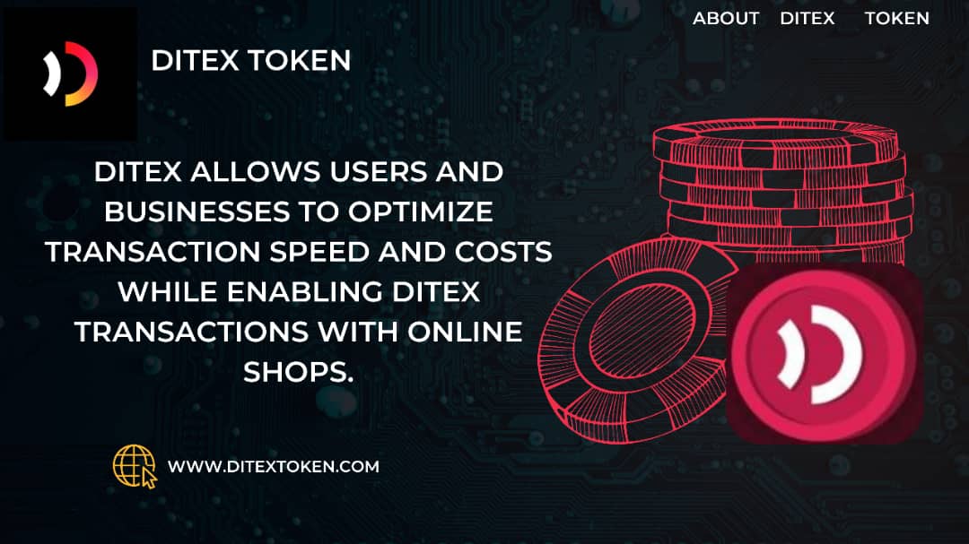 PaschalUchenna6's tweet photo. Guys Do You Know? @ditextoken allows users and businesses to optimize transaction speed and costs while enabling DITEX transactions with online shops.โ #Ditextoken #oriele #Crypto https://t.co/ZHsmKx7bm4