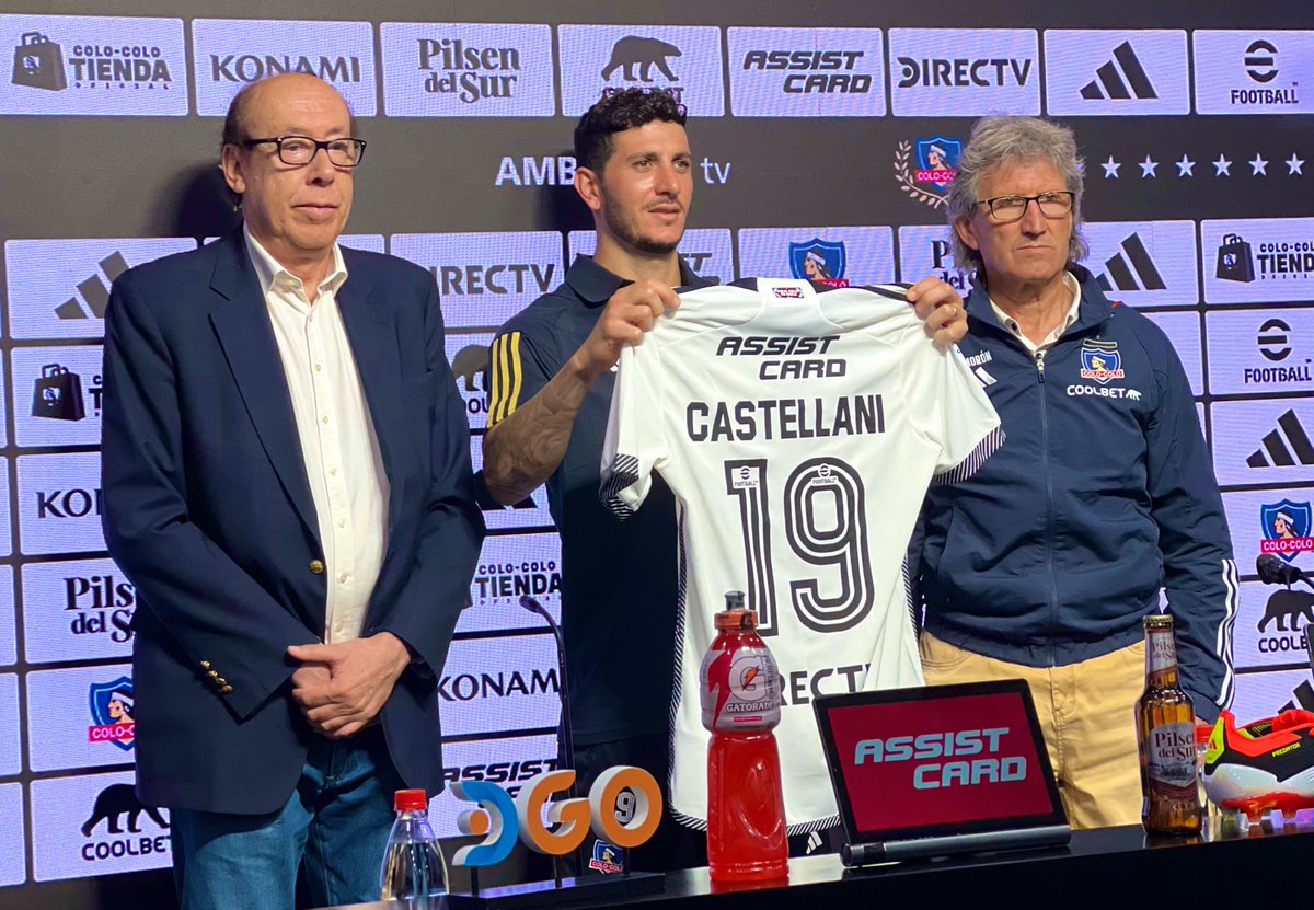 Presentación de Gonzalo Castellani, nuevo refuerzo de Colo Colo.