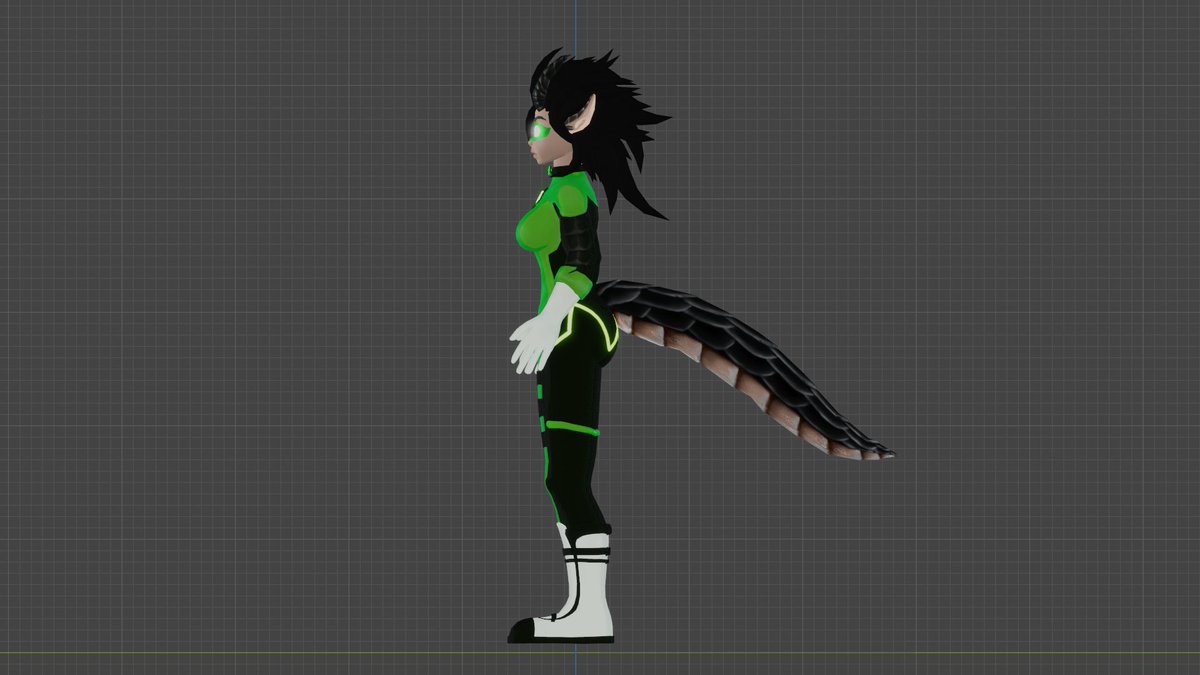 BrandonSJamiso1's tweet photo. Remade an old character. No name atm. #blender #3dart #greenlantern https://t.co/HuhN4rJLKD