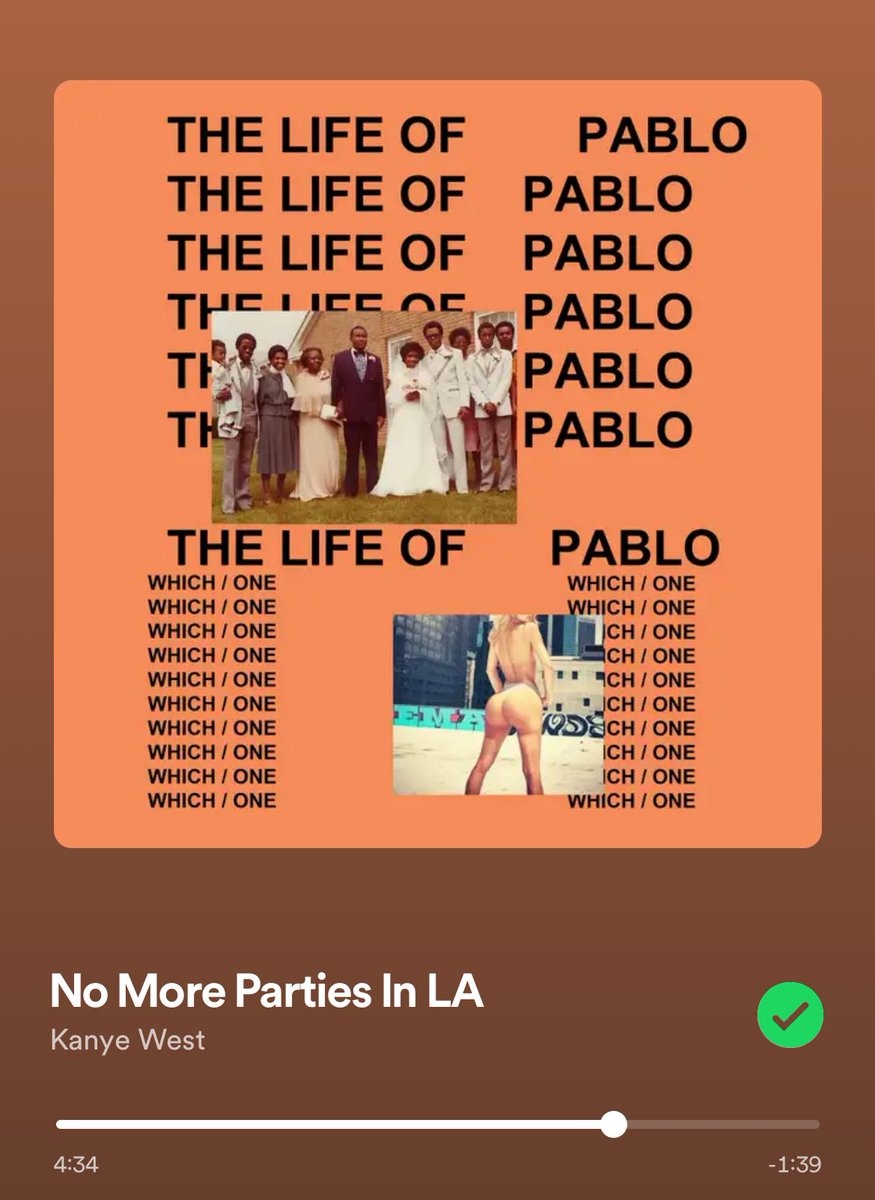 DavidPoetry1's tweet photo. Man, I Just listened to this song like 3x and i can confidently say  Ye outrapped Kendrick. 
Both verses was great regardless. https://t.co/tCpIq64ioB
