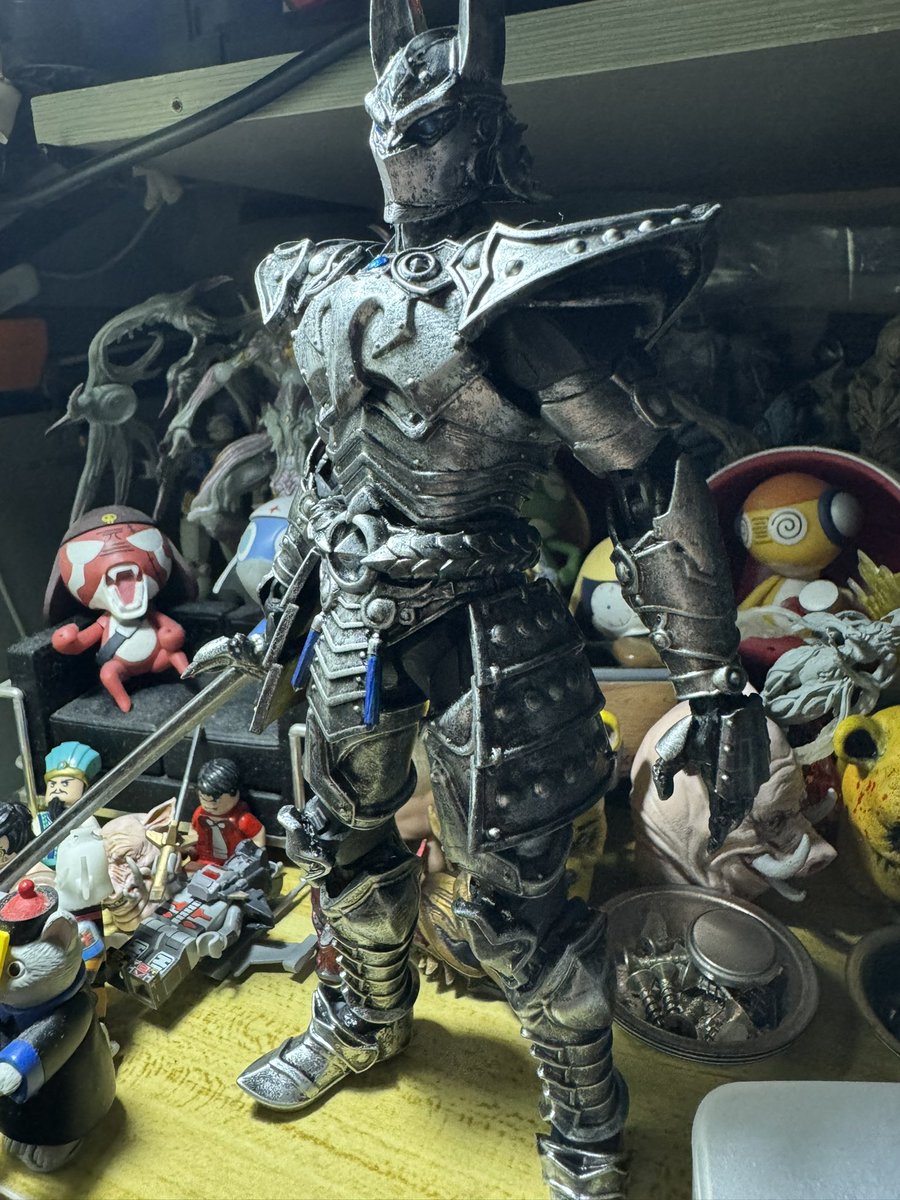 Yannation1's tweet photo. #zbrush 
#3Dprinting 
#SIC改造 
#ニチアサフィギュア改造部 
#牙狼 
#牙狼ハガネ https://t.co/RE9vGDMLT5