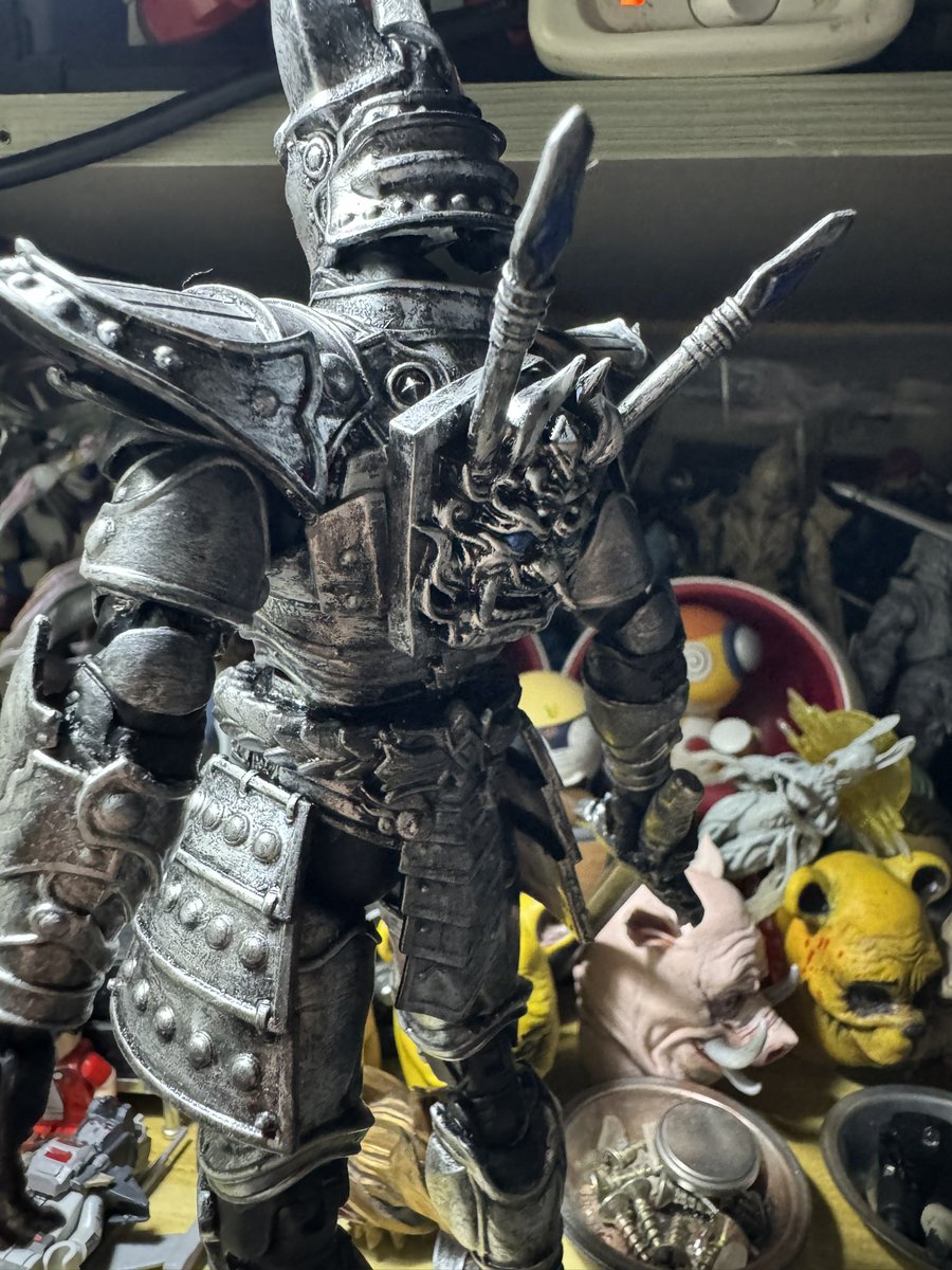 Yannation1's tweet photo. #zbrush 
#3Dprinting 
#SIC改造 
#ニチアサフィギュア改造部 
#牙狼 
#牙狼ハガネ https://t.co/RE9vGDMLT5