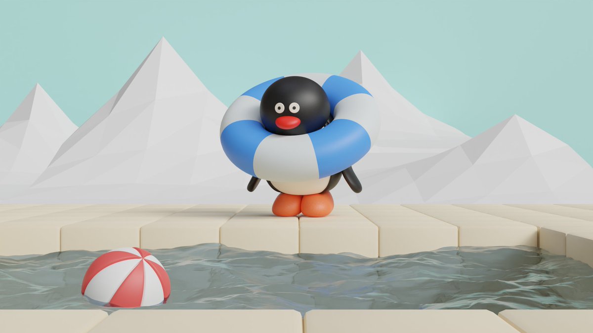 takakura_cg's tweet photo. ピングー×松本セイジのコラボ商品可愛すぎる…全部欲しい…のファンアート
#ピングー #pingu #fanart
#3DCG #blender #b3d https://t.co/TrRx7cFCM9
