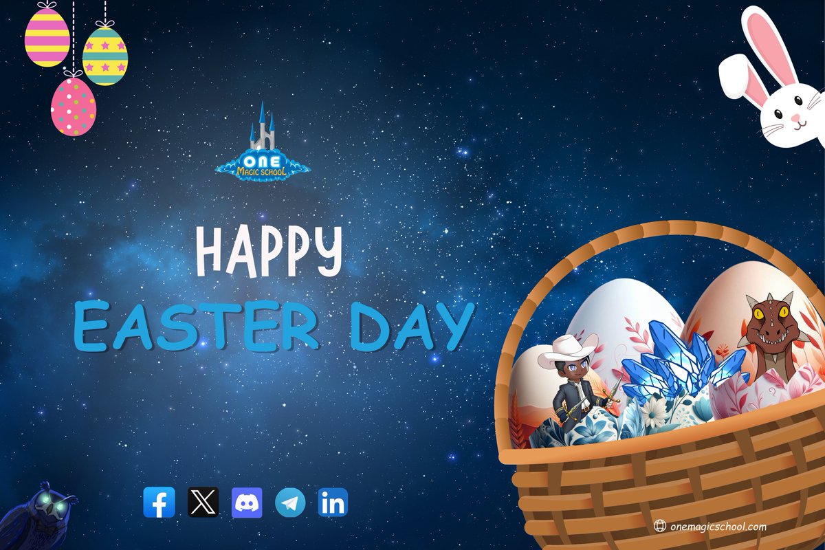 In the festive spirit of Easter approaching, wishing all my peers quick discovery of strong sprouts within those super cool eggs! 🐣🐣

🐰✨: Egg Hunting Link >>> app.onemagicschool.com/mint 

#shard #oms #nft #game3