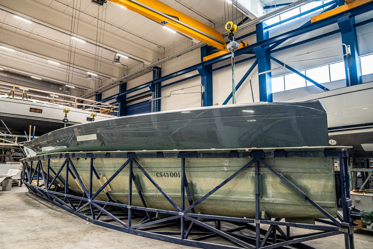 Nautorswan's tweet photo. #ClubSwan43-001 Demoulding: The Adventure Begins.
Stay tuned for exclusive insights into the ClubSwan 43βs construction journey, leading up to its launch in Summer 2024.
#NautorSwan #ClubSwan43 #ClubSwanRacing #SwanRating https://t.co/ijTs4FrYKa