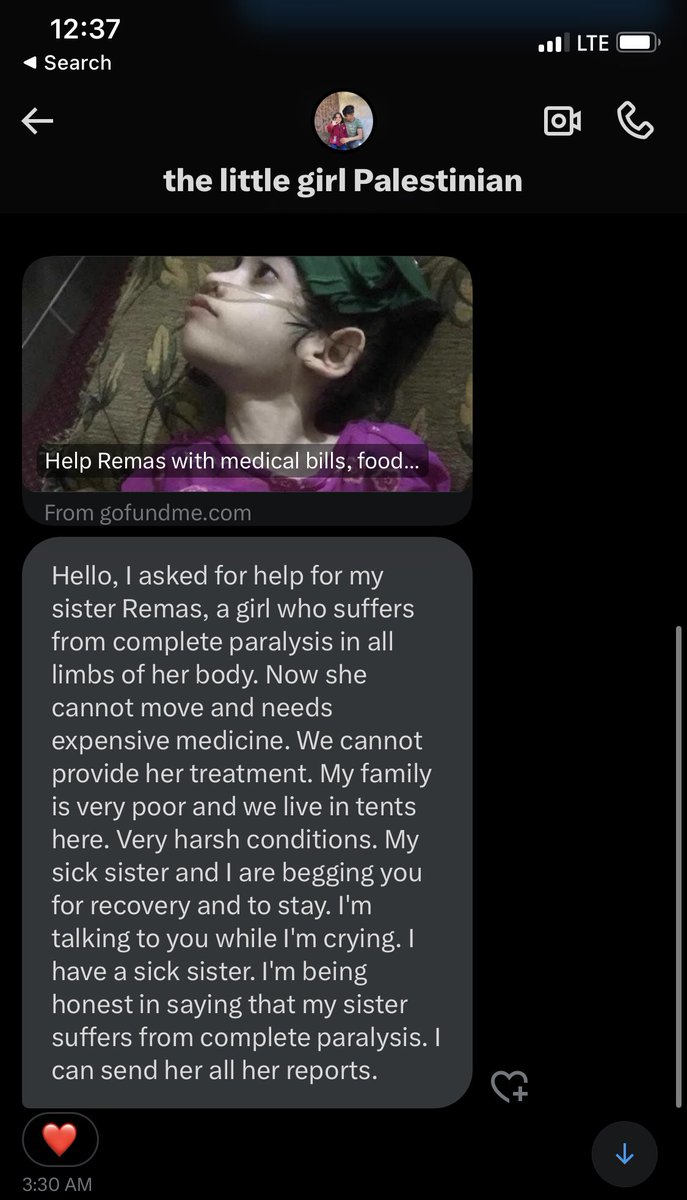 @8FreePalestine2 has reached out to me with horrific news, her sick sister CANNOT MOVE AND THEY CANNOT AFFORD THE MEDICINE!!! PLEASE D0NATE AND SH@RE gofundme.com/f/reemas-with-…