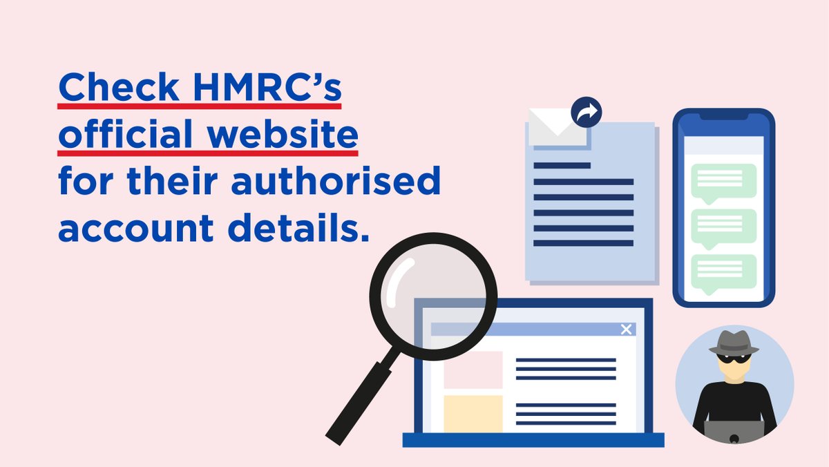 The tax year is ending. Watch out for fraudsters who pretend to be HMRC, and pressure you into sending them money. #TakeFiveToStopFraud #StopChallengeProtect