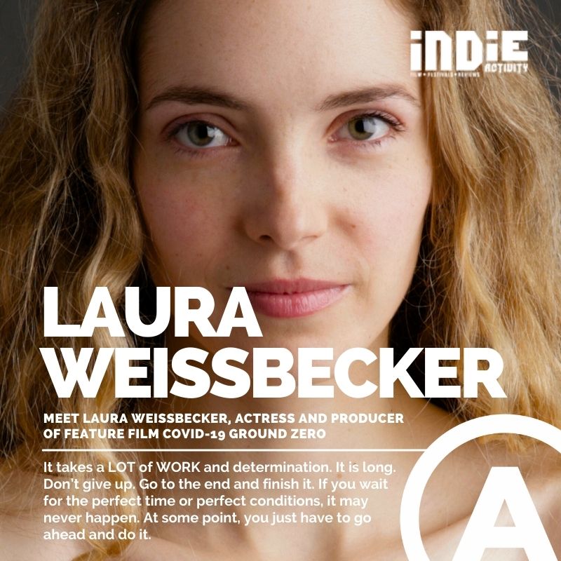 .@oladapobamidele Laura Weissbecker, Actress and Producer of Feature Film COVID-19 Ground Zero indieactivity.com/meet-laura-wei… 'It takes a lot of work and determination. It's long, don’t give up' #indie #indiefilm #indieactivity #indiefilmmaker #indiefilmmaking #film #filmmaking