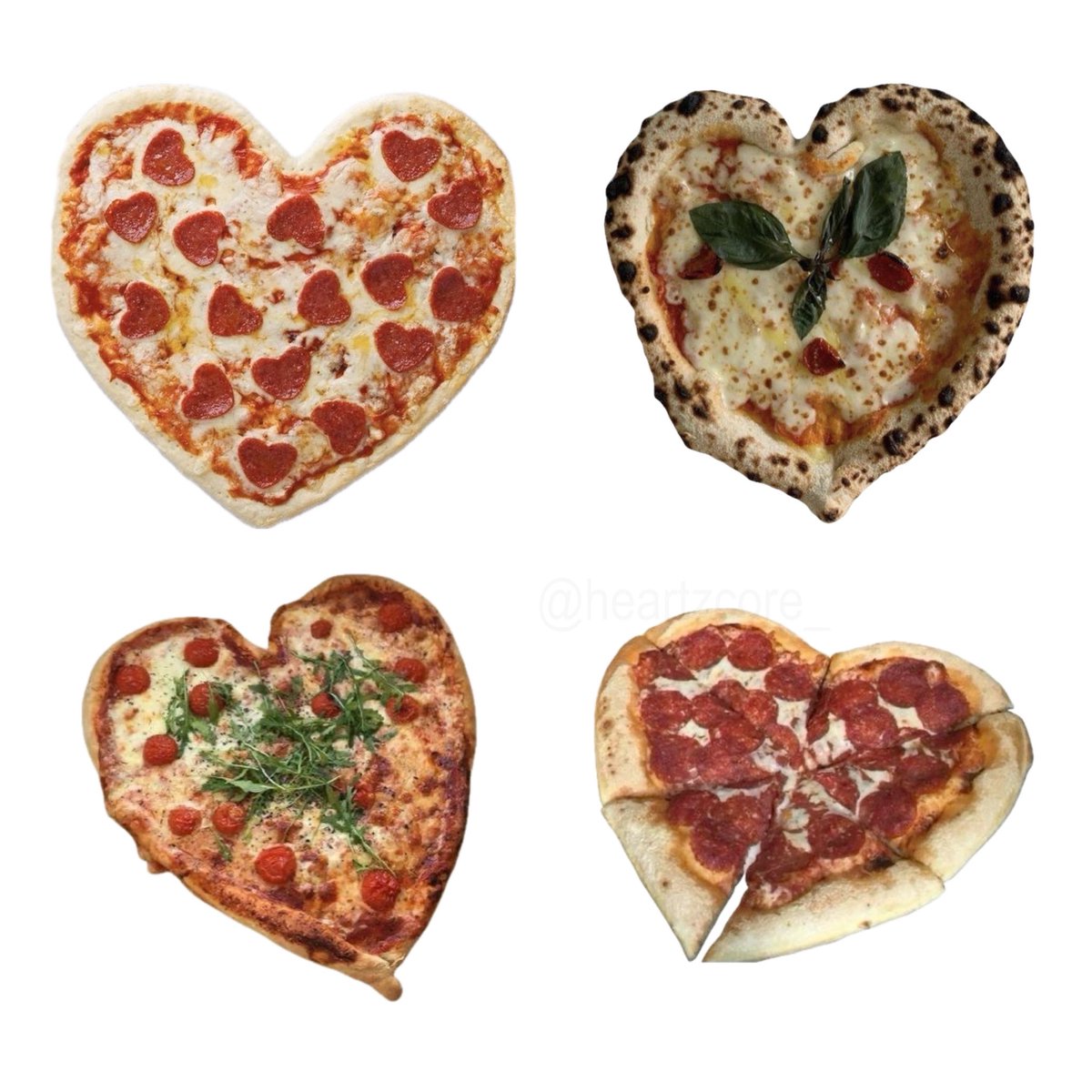 heartipink's tweet photo. heart-shaped pizza https://t.co/0OOpvODZ85