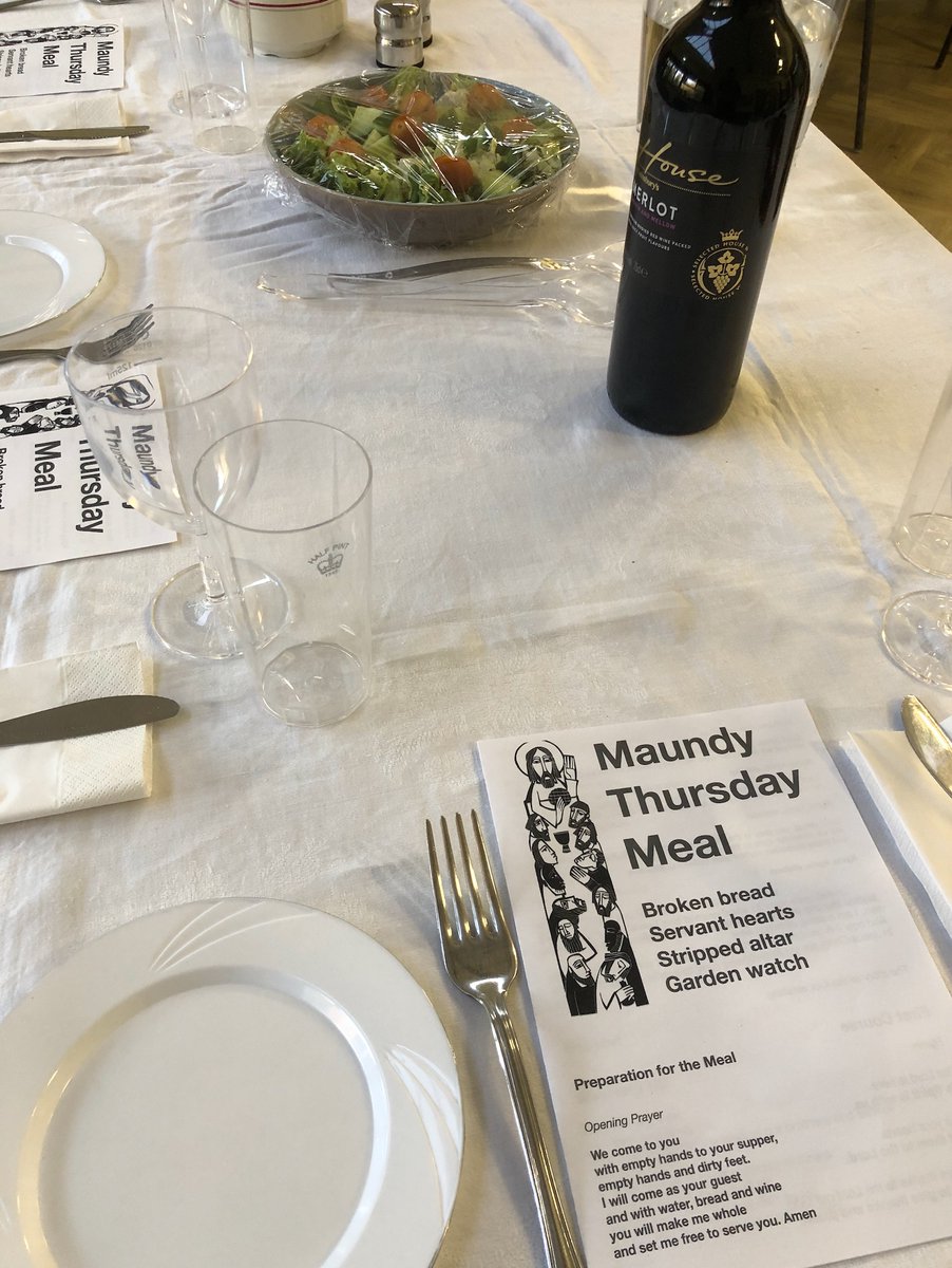 MAUNDY THURSDAY We enjoy a meal together in the hall while hearing the story of the last supper and sharing communion around the table in a very relaxed and beautiful way. Followed by the stripping of the altar and silent vigil until 10.30pm in for those who wish. msg to come