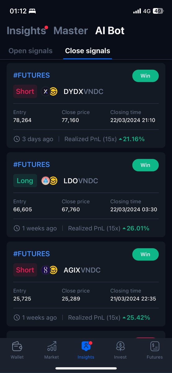 MinervaAI_'s tweet photo. Minerva AI successfully integrated our trading signals into ONUS Exchange with win rate 73.3% after 90 days 💪✈️ https://t.co/E8zAEl4WBi