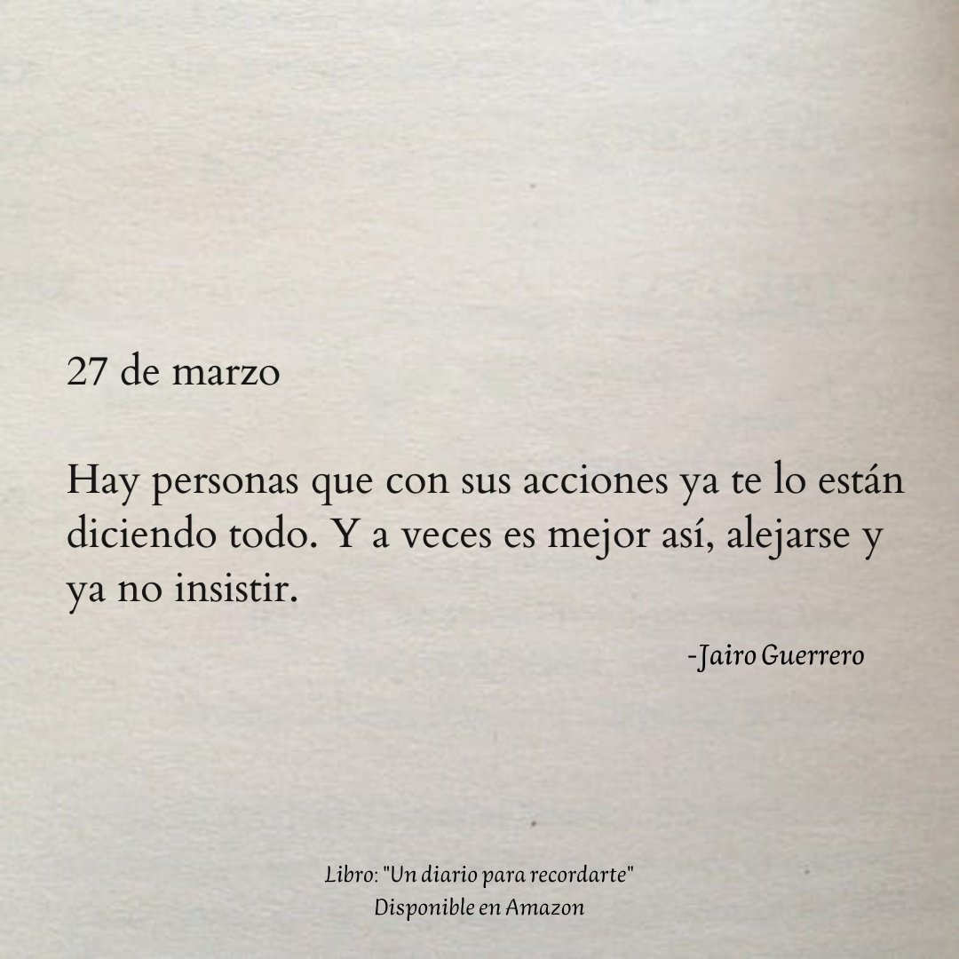 27 de marzo. ✍🏼